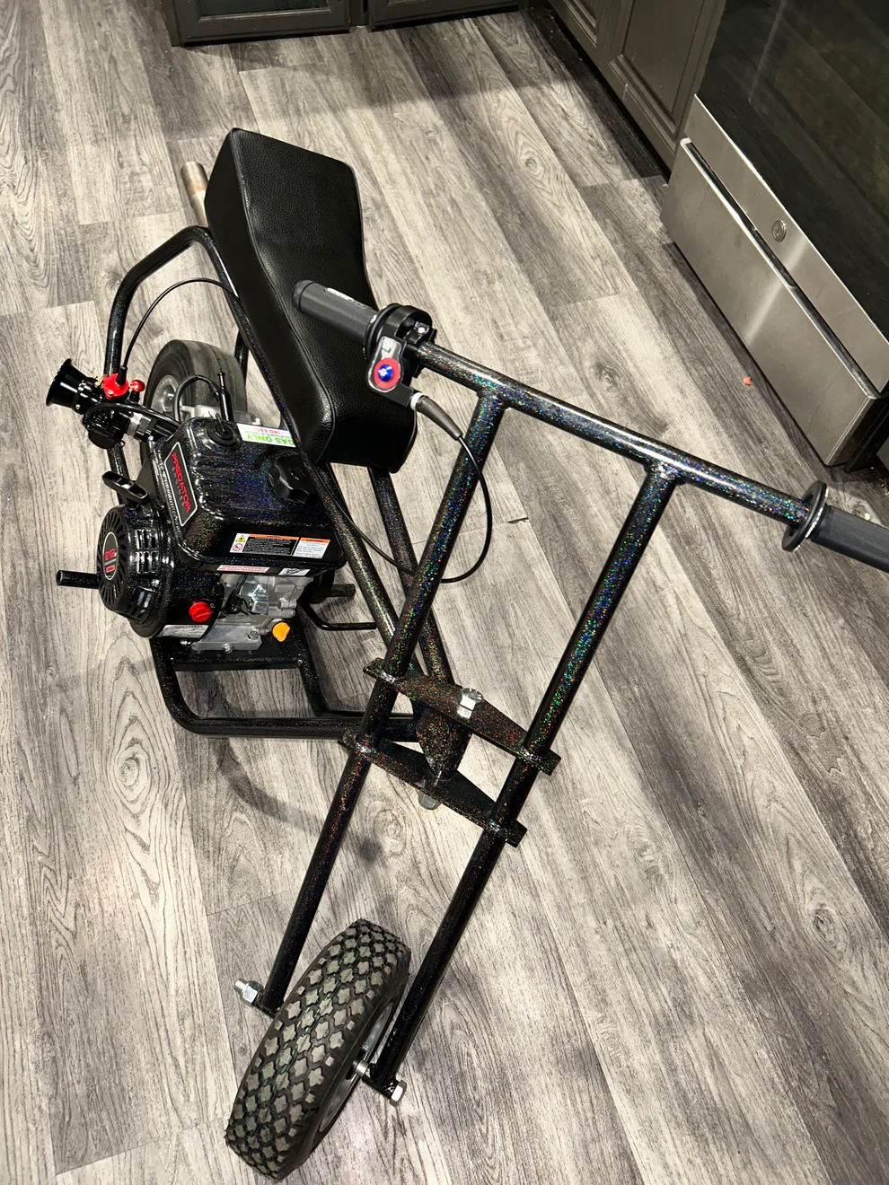 skinny slick galaxy minibike(55mph)
