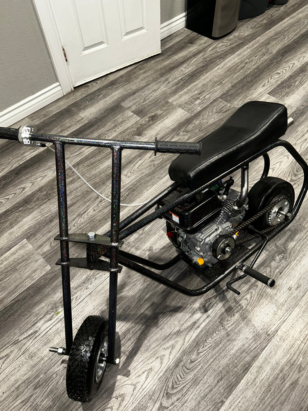 skinny slick galaxy minibike(55mph)